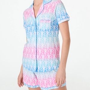 Roller Rabbit Ombré Monkey Polo Pajamas